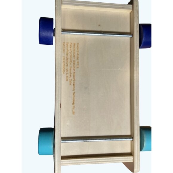 Wooden Ice Cream Pull Along Truck Toy With Magnetic Building Ice Cream Blocks - Picture 11 of 16